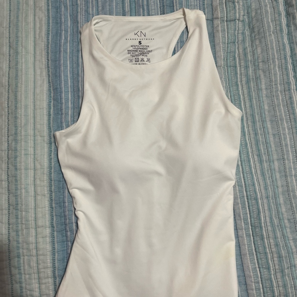 Klassy Network White Bodysuit